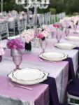 Purple Wedding tables cape
